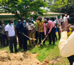 Obuasi East  District Assembly Cuts Sod For 20- Seater W/C At CKC Senior High School