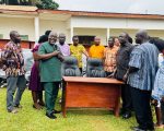 Obuasi East MCE Presents Office Furniture To Improve Teachers’ Working Conditions